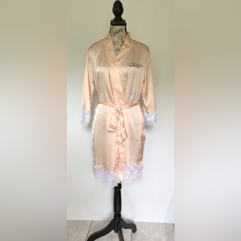 SS Weddings Robe small peachy/pink